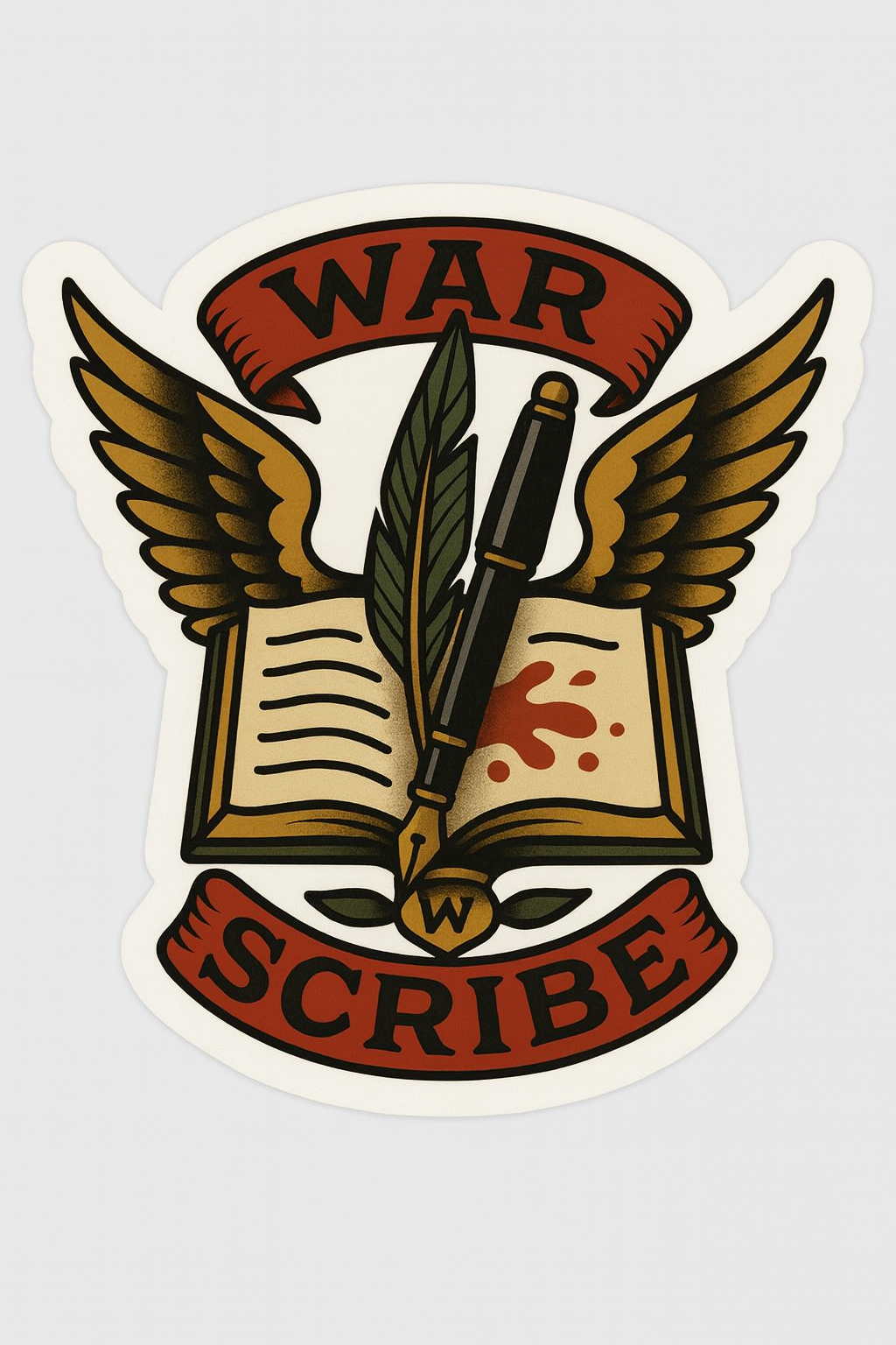 War Scribe sticker