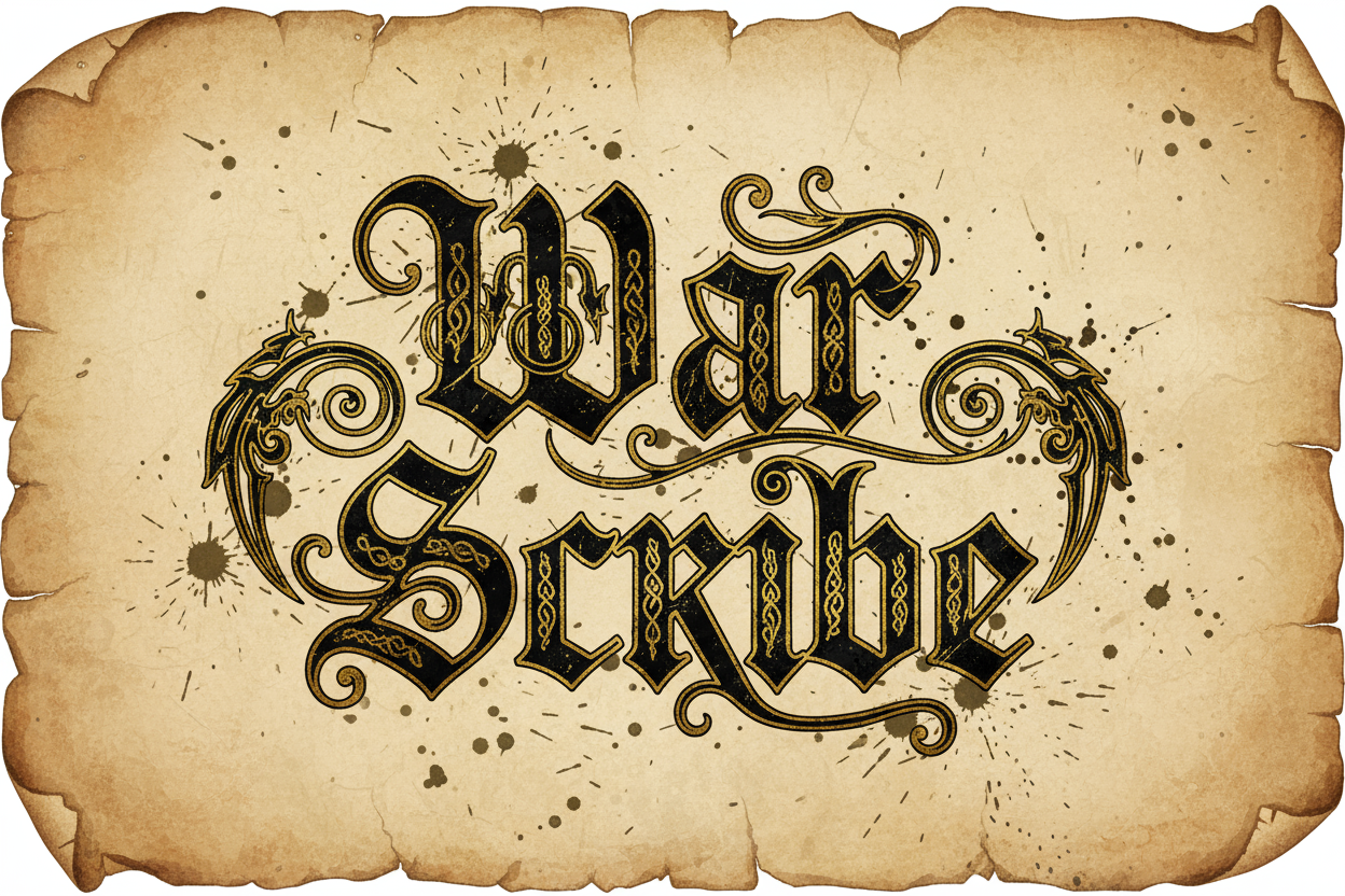 War Scribe letters 